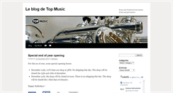 Desktop Screenshot of blog.topmusic.ch