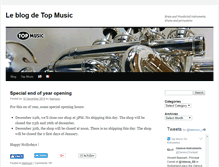Tablet Screenshot of blog.topmusic.ch